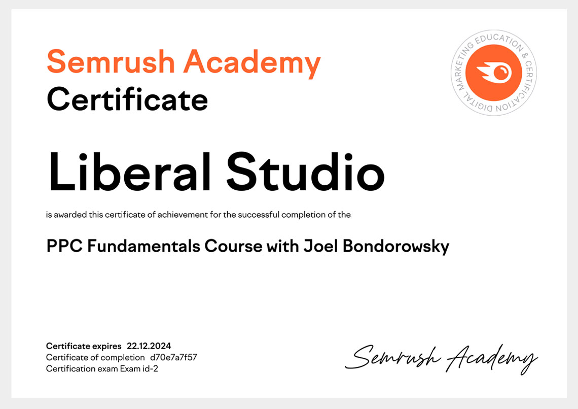 liberal studio certificazione PPC